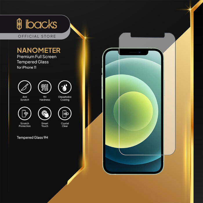 ibacks Nanometer Tempered Glass for Iphone 11