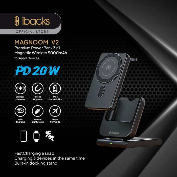 Ibacks Magnoom V2 3 in 1 5000mah