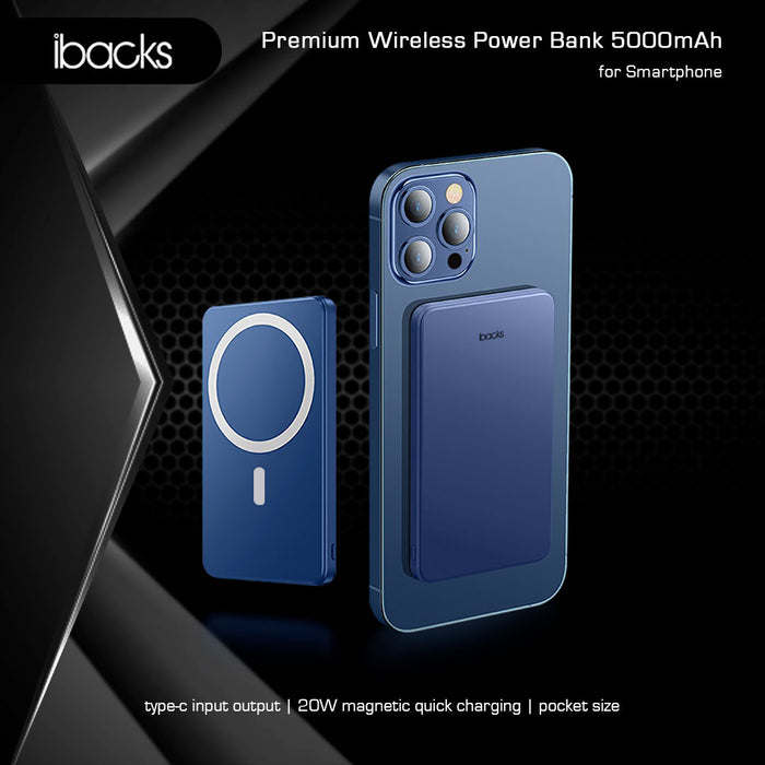 Ibacks Magna Powerbank wireless 5000mah