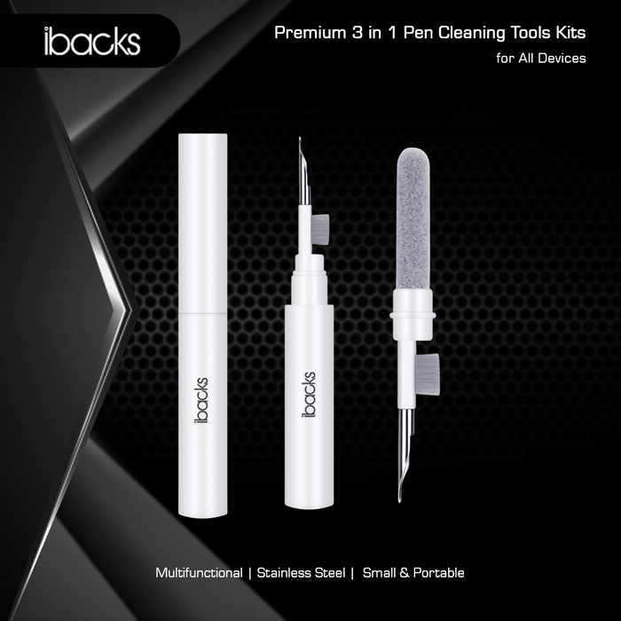 Ibacks 3 in 1 Pen Cleaning tools kits