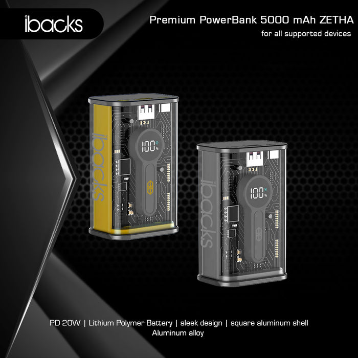 Ibacks Zetha powerbank 5000mah