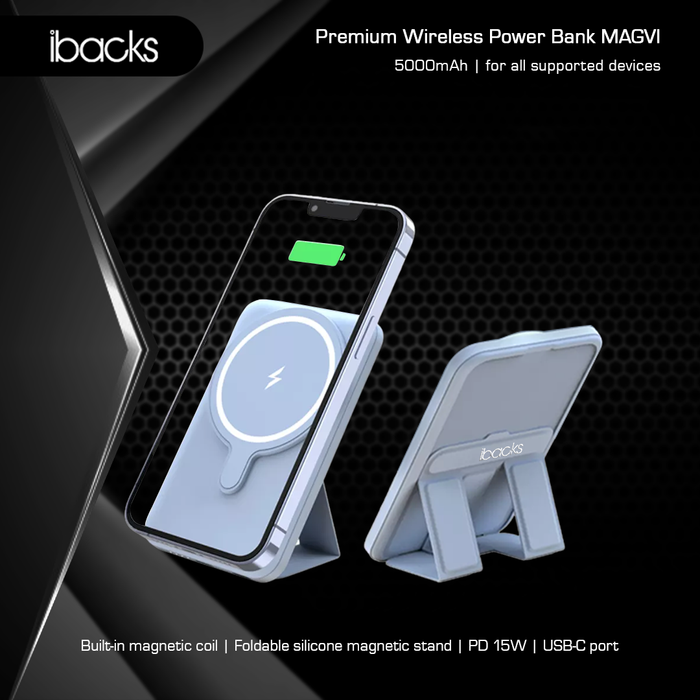 Ibacks Magvi Powerbank wireles 5000mah