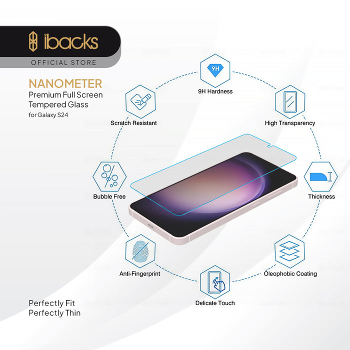 ibacks Nanometer Glass  for Samsung S24 tempered glass