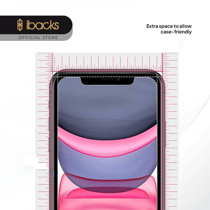 ibacks Nanometer Tempered Glass for Iphone 11