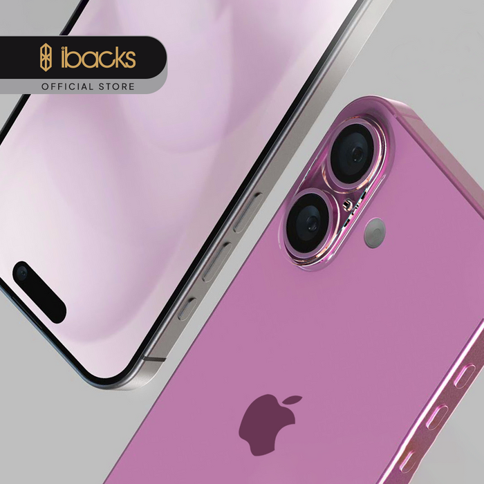 ibacks Premium Frame Camera Lens Protector for iPhone 16 Series