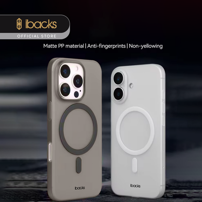 Ibacks Magthin Phone Case For iphone 16 Series Translucent