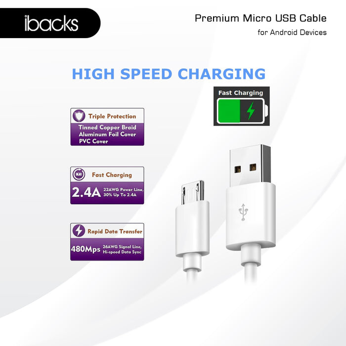 Ibacks Cable Micro Usb