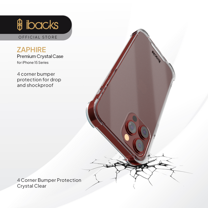 Ibacks Zaphire Crystal for iPhone 15 Series