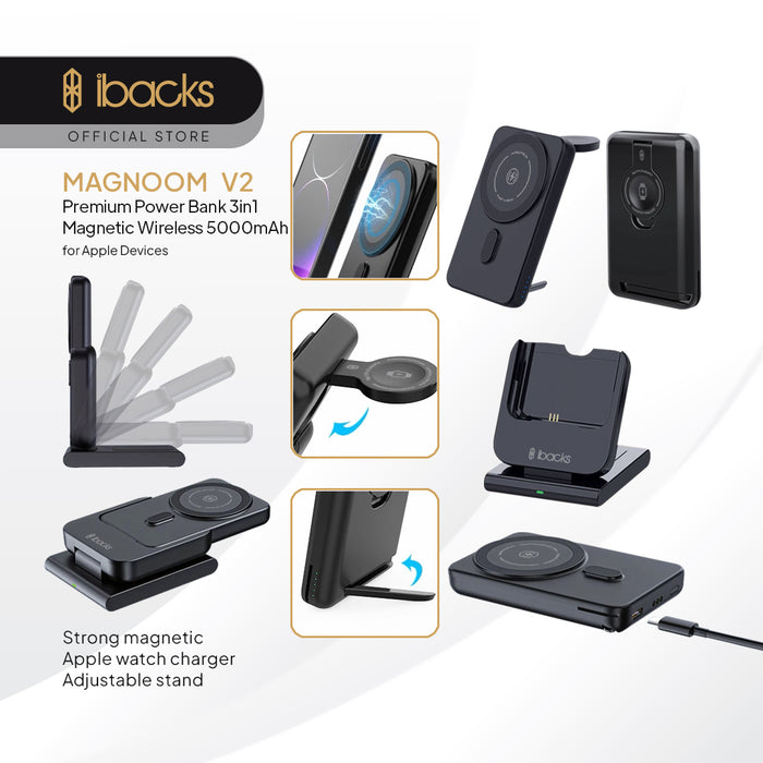 Ibacks Magnoom V2 3 in 1 5000mah