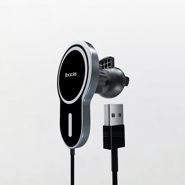 Ibacks Drift Magnetic wireless Car Charger ( Black )