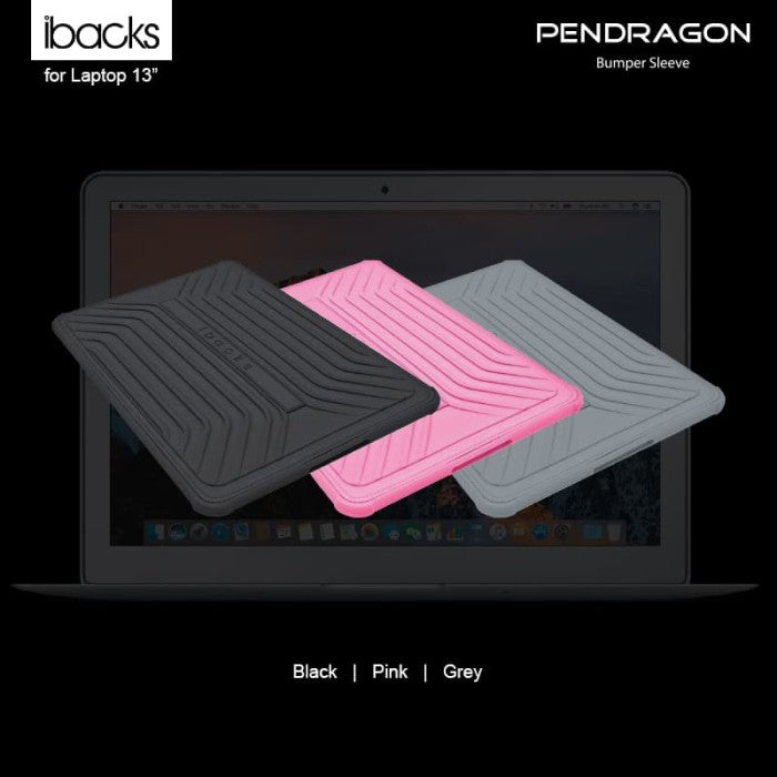Ibacks Pendragon 13" Bumper Sleeve for Macbook and Laptop