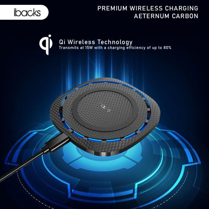 Ibacks Aeternum Carbon Premium Wireless Charging