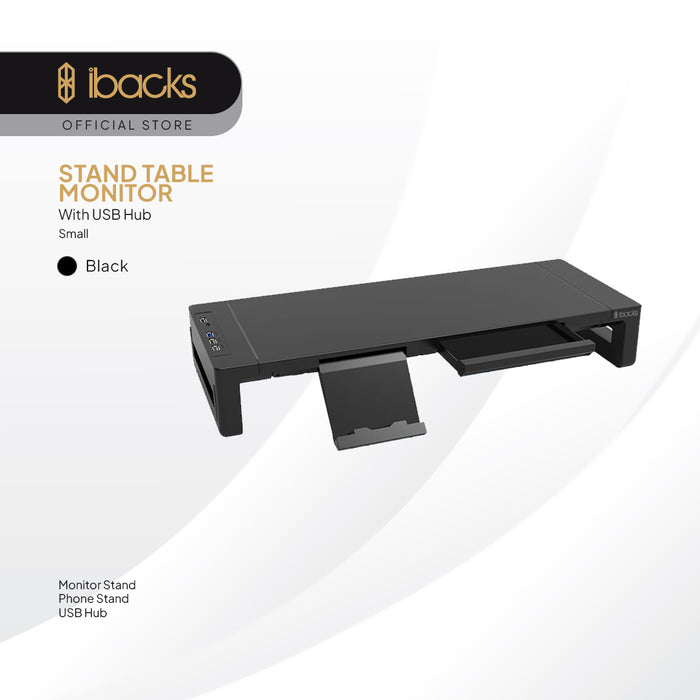 Ibacks Stand table monitor with usb hub