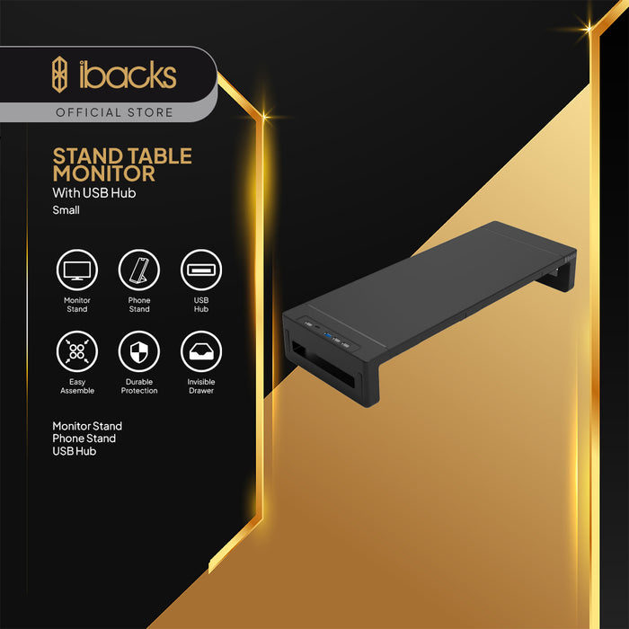 Ibacks Stand table monitor with usb hub