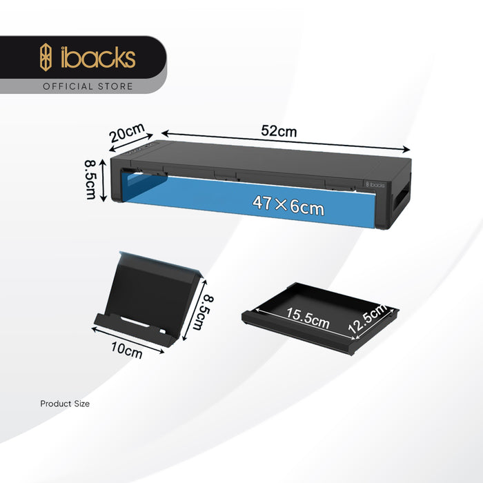 Ibacks Stand table monitor with usb hub