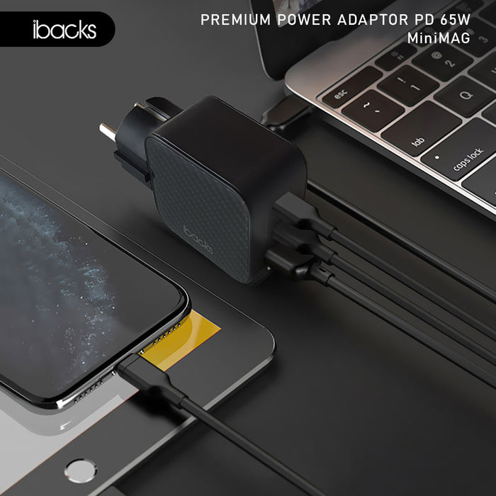 Ibacks Minimag 65 watt PD SYSTEM with carbon design