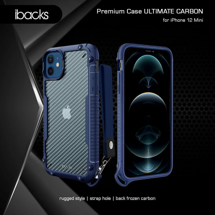 ibacks Ultimate Carbon Case for iPhone 12 mini