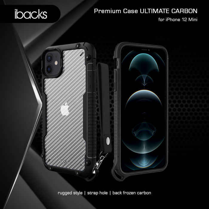ibacks Ultimate Carbon Case for iPhone 12 mini