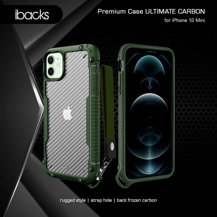 ibacks Ultimate Carbon Case for iPhone 12 mini