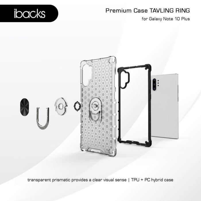 ibacks Tavling + Finger Holder Premium Case for Galaxy Note 10 Plus