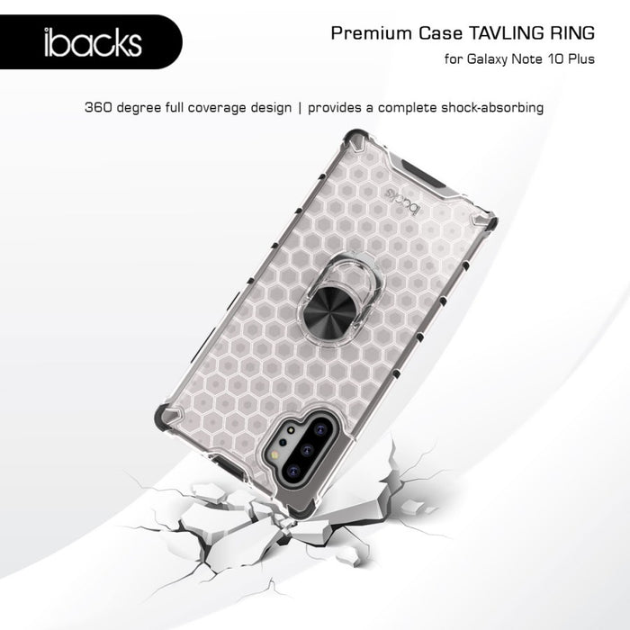 ibacks Tavling + Finger Holder Premium Case for Galaxy Note 10 Plus