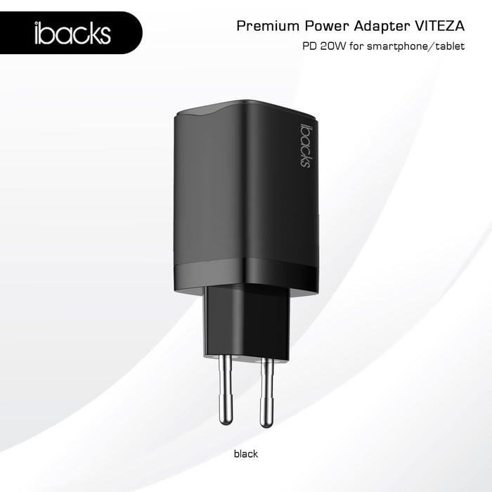 ibacks Viteza Travel Charger Fast Charging 20 Watt