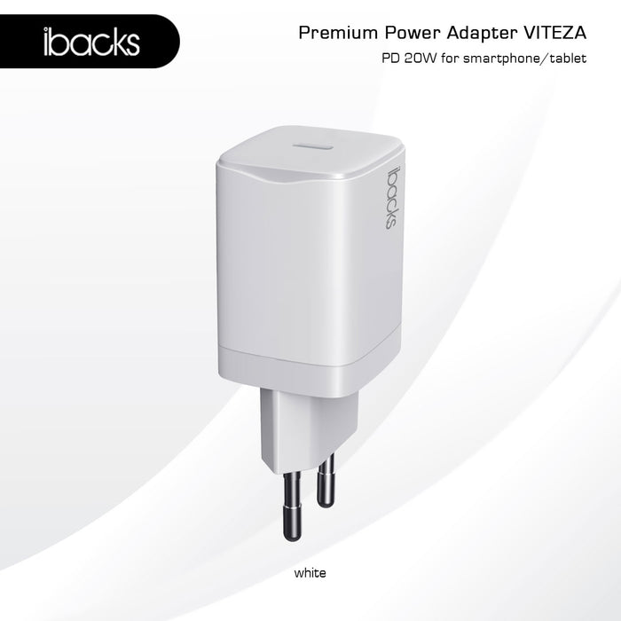 ibacks Viteza Travel Charger Fast Charging 20 Watt