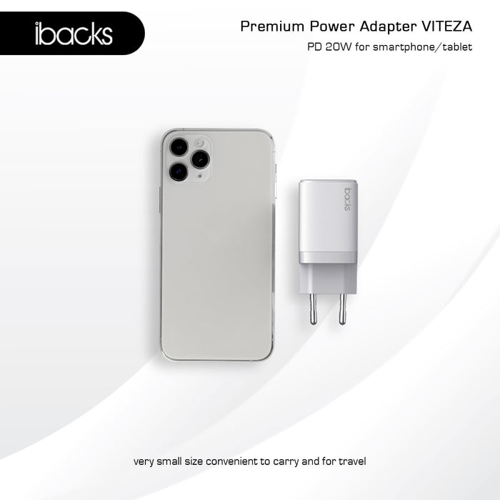 ibacks Viteza Travel Charger Fast Charging 20 Watt