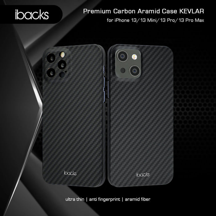 ibacks Kevlar Carbon Cover Case for iPhone 13