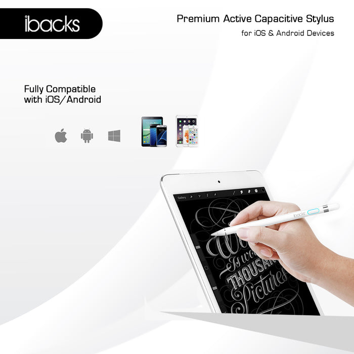 ibacks active stylus white