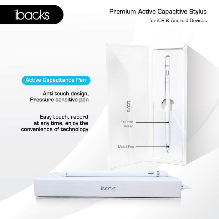 ibacks active stylus white