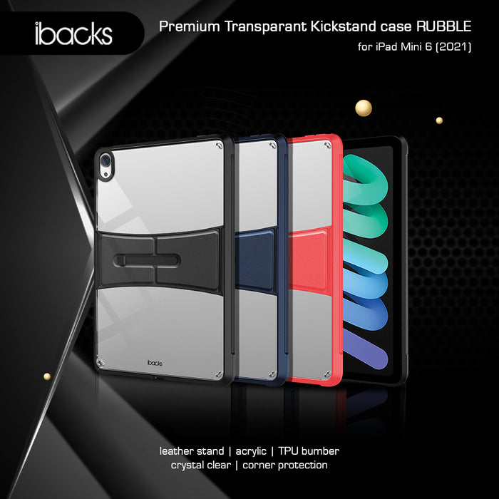 Ibacks Rubble case with kickstand for Ipad Mini 6