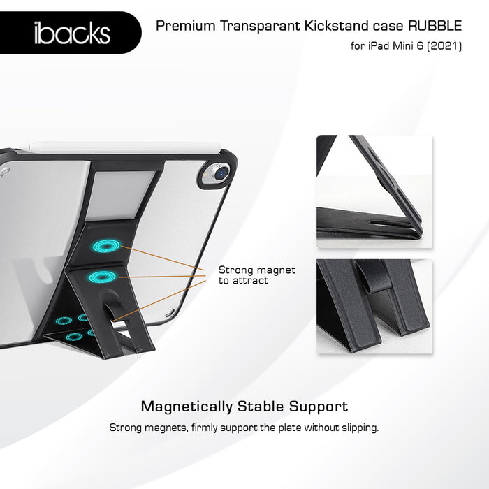 Ibacks Rubble case with kickstand for Ipad Mini 6