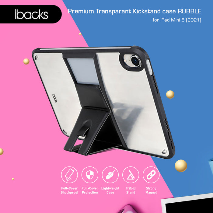 Ibacks Rubble case with kickstand for Ipad Mini 6