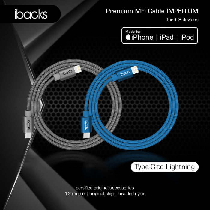 Ibacks imperium Cable C to lighting MFI (1,2M)