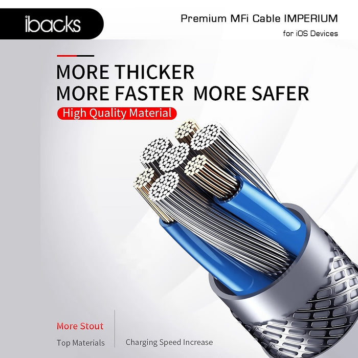 Ibacks imperium Cable C to lighting MFI (1,2M)