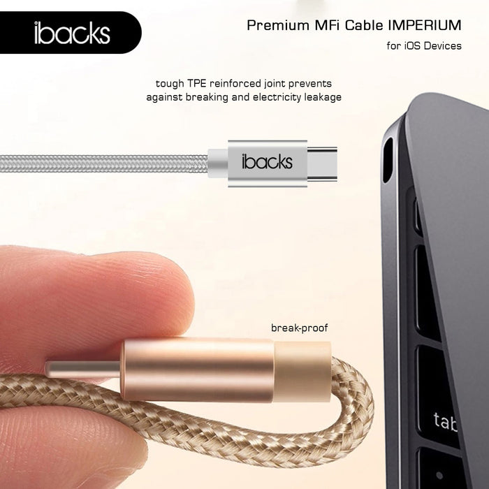 Ibacks imperium Cable C to lighting MFI (1,2M)