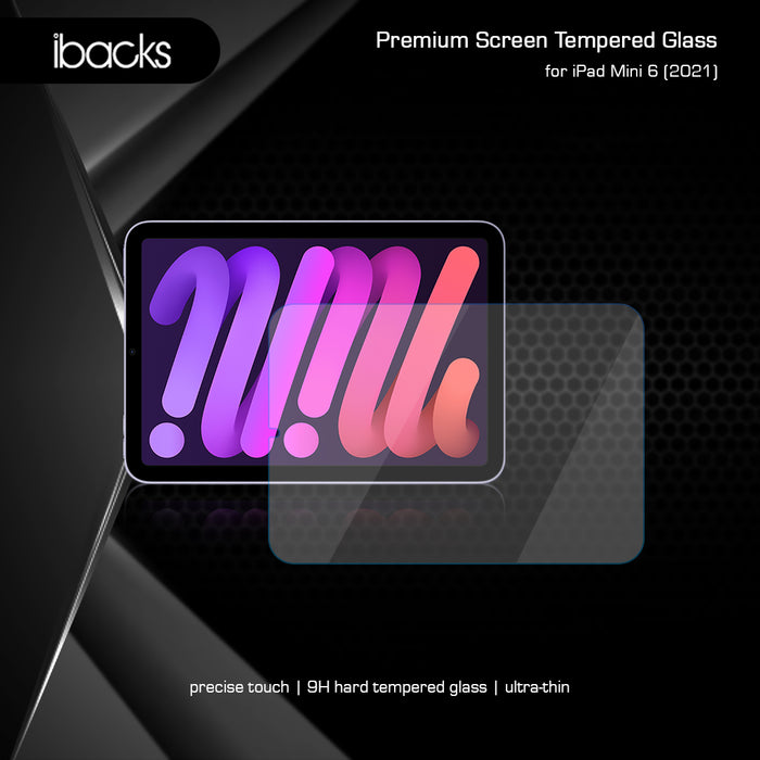 Ibacks Tempered Glass clear For ipad Mini 6