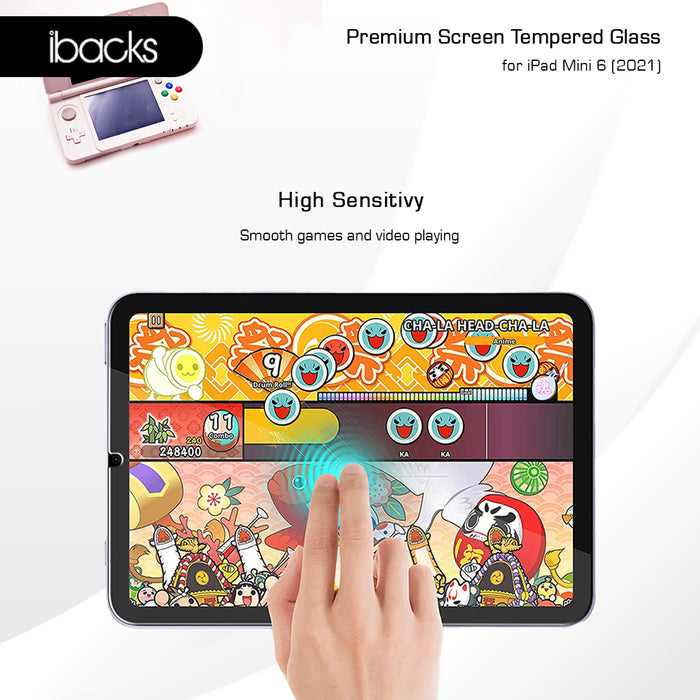 Ibacks Tempered Glass clear For ipad Mini 6