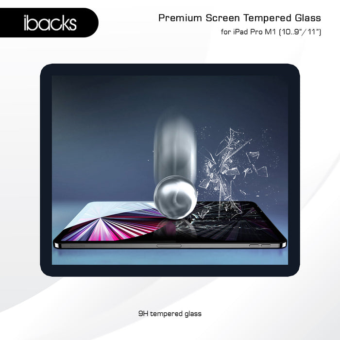 Ibacks Tempered Glass clear For ipad Pro M1 10,9/11 inch
