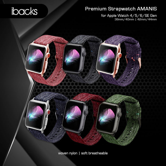 Ibacks Amanis Strap For apple watch All Gen 38/40