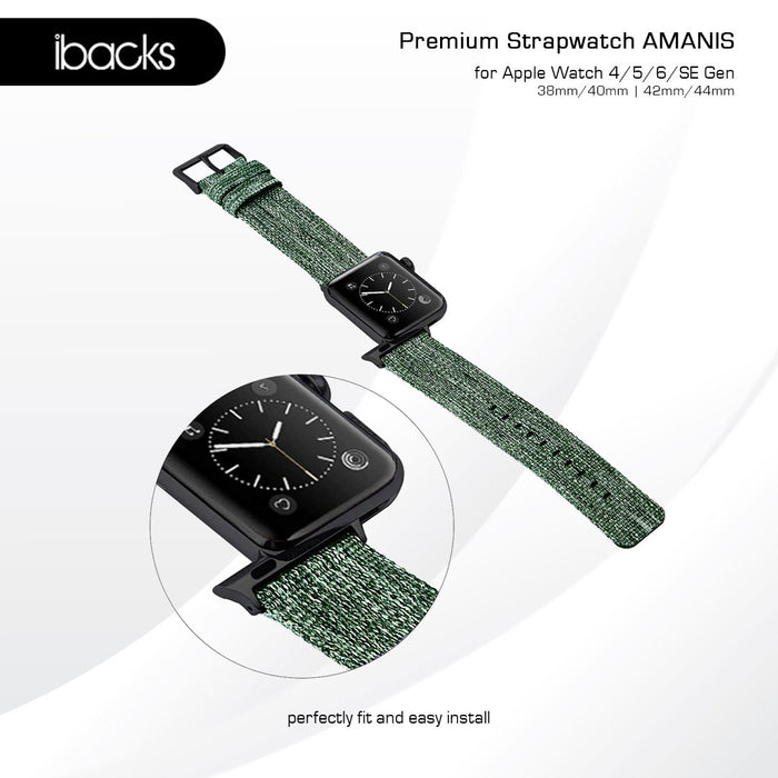 Ibacks Amanis Strap For apple watch All Gen 42/44