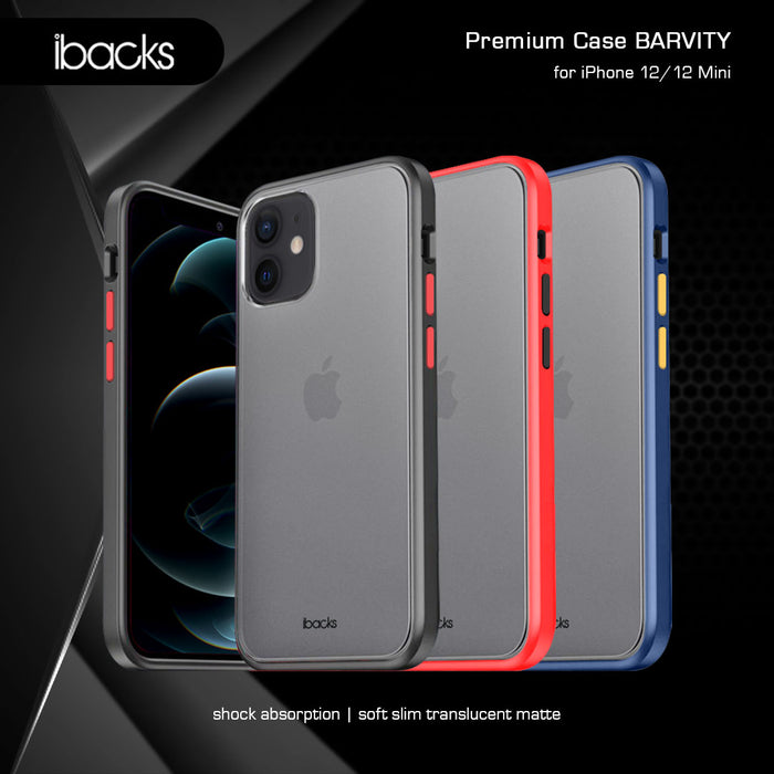 Ibacks Barvity Premium Case for Iphone 12 Compatible 12 Pro