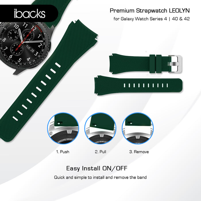 Ibacks Leolyn Strap For Galaxy Watch series 4 40 & 42