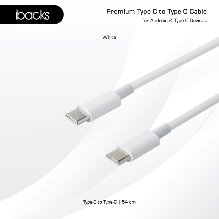 Ibacks Cable C to C white