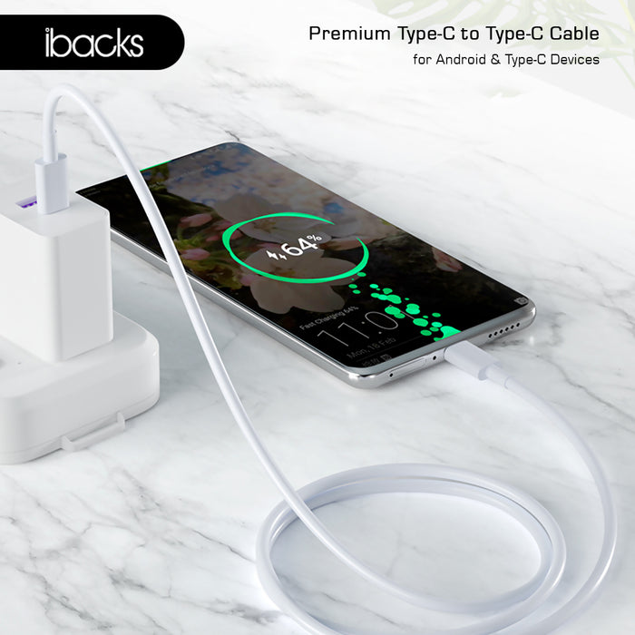 Ibacks Cable C to C white