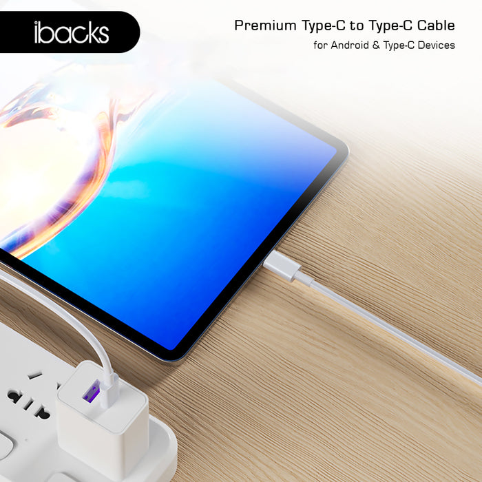 Ibacks Cable C to C white