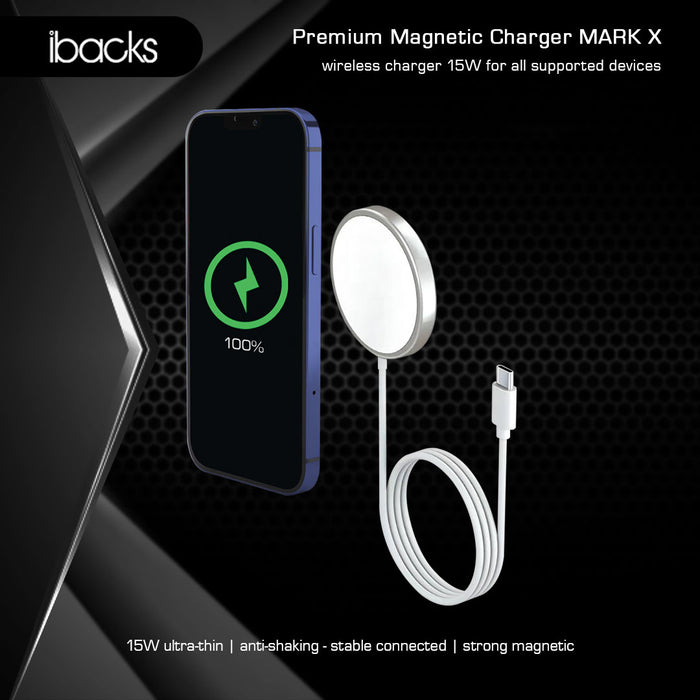 Ibacks MARK X magnetic wireless Charger 15W