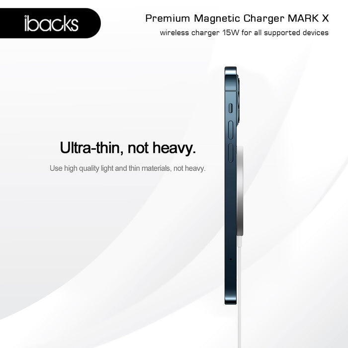 Ibacks MARK X magnetic wireless Charger 15W