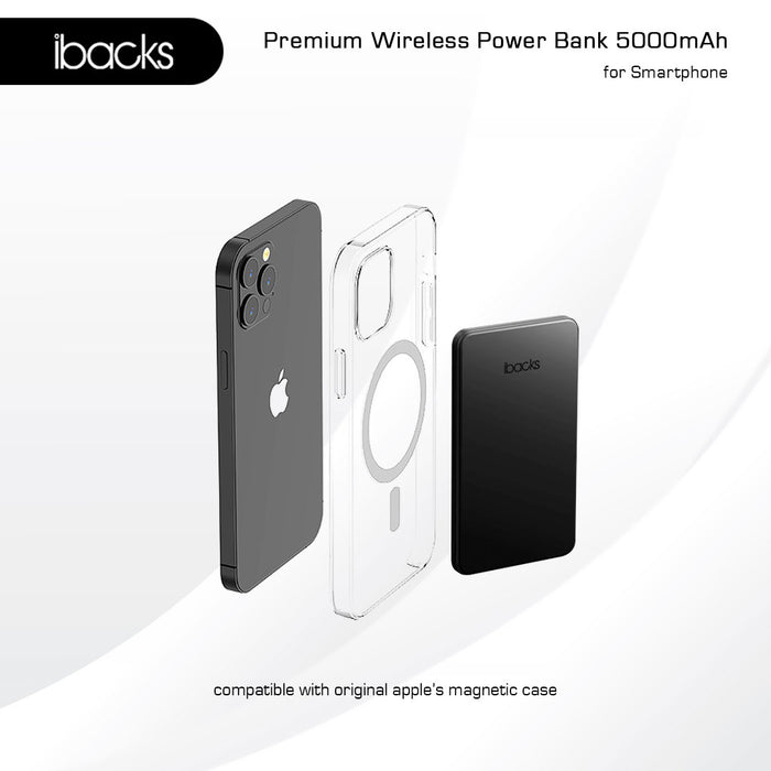 Ibacks Magna Powerbank wireless 5000mah
